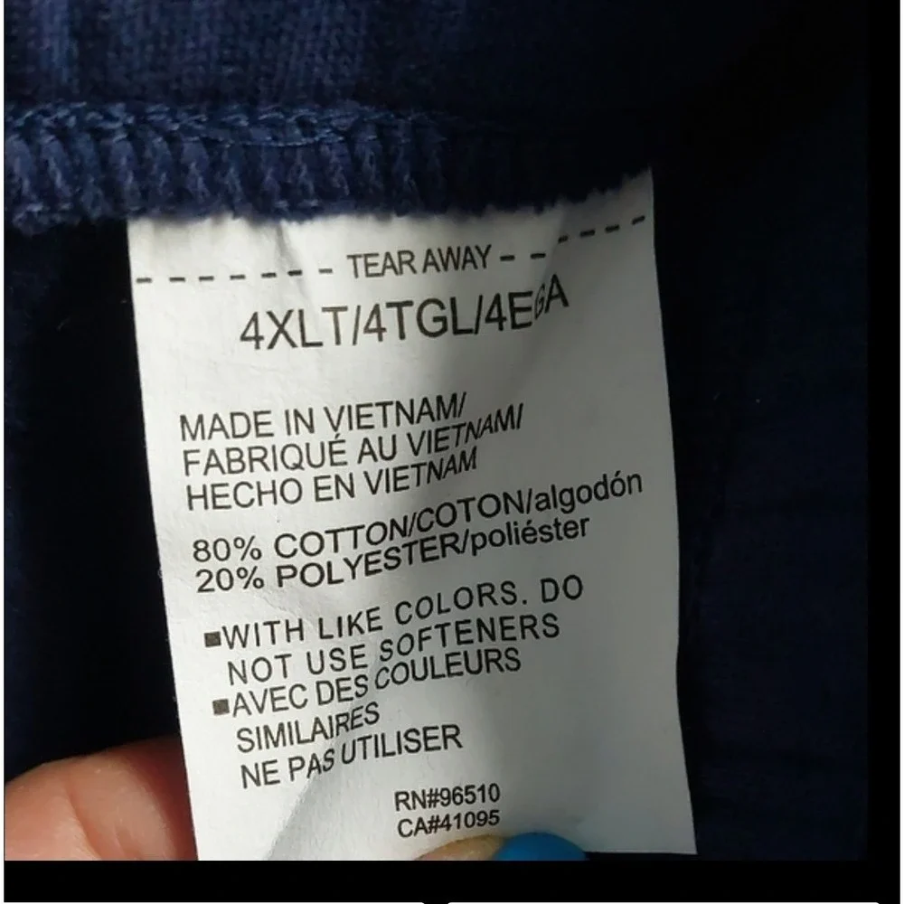 Under Armour UA Rival Fleece Loose  Fit  Sweatpants‎  Joggers Mens Blue Size 4XL - Picture 9 of 9